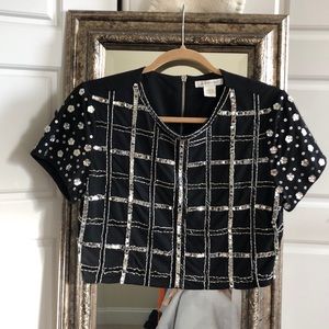 Vintage sequin top